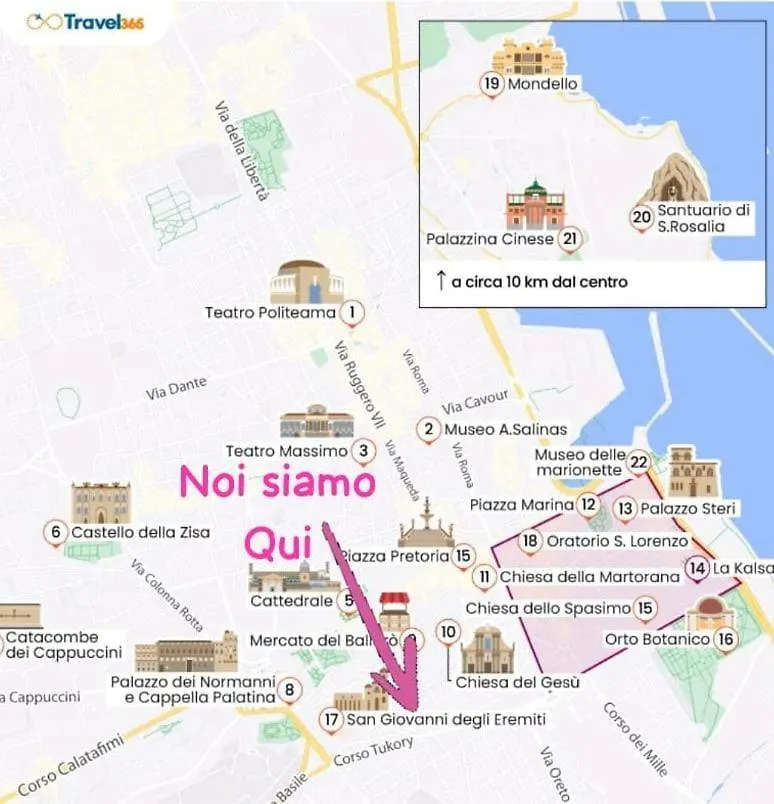 Ferienwohnung Palermo Centro Sampei 0*,
